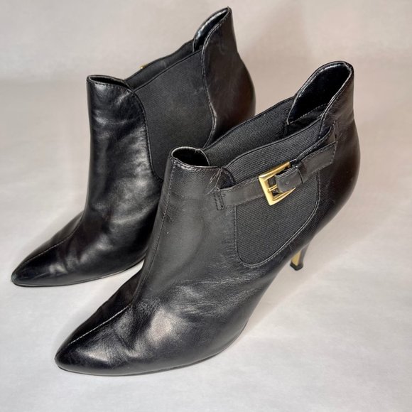 Nine West Pointy Toe Slip-On Ankle Bootie (9.5) - Picture 6 of 10